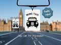 Dads Taxi Car Air Freshener ? Mums Taxi Car Air Freshener ? Dad Gift ? Mum Gift ? Novelty Gift ? Funny Air Freshener ? Stocking Filler
