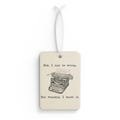 Car Air Freshener, Murder She Wrote Jessica's Typewriter Quote, Now I May Be Wrong, Scented Car Accessory, Gift for Mystery Fan, Unique Car