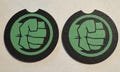 Hulk car coasters