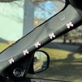Cute Bow Car Accessory, Simple Dashboard Decor, purple, pink