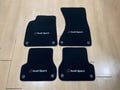 Floor Car Mat For Audi A6 , S6 , RS6 All Model Audi Sport Logo , Embroidery Logo , Free Shipping , Set of 4 , Production to Order