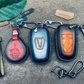 Key Cover For 2025 2024 Dark Horse Mach E Mach1 Ecoboost Gt Leather Key Fob Cover Case Mustangs Keychain Remote Holder Keyless Protect Shell