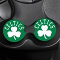 Boston Celtics set of 2 Car Coasters customizable Free US Ship Basketball fan birthday gift husband son Christmas stocking stuffer champions