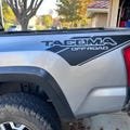 Tacoma Off Road Decals Truck Fit Toyota TRD SR5 offroad Bedside Decal Sticker Vinyl 2Pcs Stickers