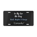 Vanity Plate - Hank, Waylon and George Caraoke