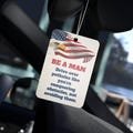Funny Car Air Freshener, American Guy Gift, Christmas Boyfriend Gift, Eagle Scented Car Ornament, Auto Decoration