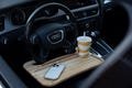 Wooden Steering Wheel Tray, Car Table Tray, Steering Wheel Desk for Laptop and Vehicle Seat Mount Notebook Laptop Eating Desk