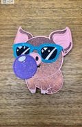 Pig Car Freshie with Sunglasses- Custom I Car Air Freshener I Luxury Car Accessory I Western I Gift for Him/Her I Made to Order