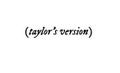 Taylor's Version Vinyl Decal, Taylor's Version Sticker, Taylor Swift Decal, TV, Car Decal, Laptop Decal, Phone, Perfect Gift for Any Swiftie