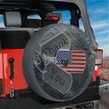 Veteran?s Tribute Spare Tire Cover With Backup Camera Hole