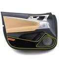 Fits Genesis G70 2019+ Alcantara Anti Kick Door Protection Trim Decal Overlay Film 2025 2024 2023 2022 2021 2020 2019