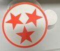 Tennessee Vols 3 star logo Jeep Foot peg