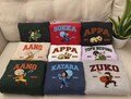 Cartoon Squad Embroidered Sweatshirt, Lover Characters Embroidered T-shirt, Yip Yip Team Embroidered Hoodie
