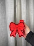 Heart bow silicone mold for freshies