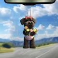 Cute Bouvier Des Flandres Ornament, Dog Ornament, Dog 2D Flat Ornament, Christmas Gifts, Bouvier Des Flandres Dog Lover Gifts