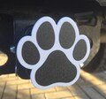 Dog Paw Hitch Cover | Customizable Vehicle Trailer Hitch Plug | Unique Pet Lover Accessory | Durable, Weather-Resistant Tow Hitch Cover