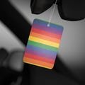 LGBT Pride Car Air Freshener, LGBTQ Rainbow Flag Auto Hanging Scent Ornament, Equality Vehicle Fresh Scent, Gay Pride Gift, Diversity,