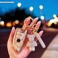 Car Key Cover For BMW, Car Key Case, Car Key Fob, Key Fob, With Keychain, Car Accessories, Key Fob For BMW, Car Key Cover, Gift