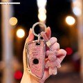 Car Key Cover For BMW, Car Key Case, Car Key Fob, Key Fob, With Keychain, Car Accessories, Key Fob For BMW, Car Key Cover, Gift