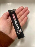 Panty Dropper keytag keychain zipper pull jdm cars  muscle cars funny embroidered design