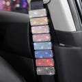 Rhinestone Car Seat Belt Limiter ? Stylish Comfort Extension for Seatbelt, Metal & Rhinestone Car Accessory