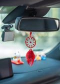 Small Dream Catcher for Car, Rearview Mirror Hanging Accessories Car Dream Catchers for Rear View Mirror Bead Nature Feather Small Car Charm