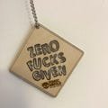 Zero Fcks Given JDM Car Rear View Mirror Charm Pendant - Beautiful Wooden JDM Car Accessory