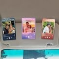 Personalized Valentine's Day Gift For Him, Custom Song & Photo Car Visor Clip, Boyfriend Husband Gifts, Drive Safe Sun Visor Picture Clip