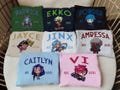Custom Chibi Arcane Characters Embroidered Sweatshirt, Embroidery Arcane Hoodie, Arcane Movie Shirt