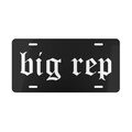 Big Rep | Reputation | Rep | Vanity Plate | Reputation License Plate | Car Accessories