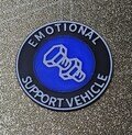 Emotional Support Vehicle Badge