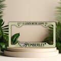 Pride and Prejudice License Plate Frame, Get In Loser We're Going to Pemberley, Jane Austen Gifts, Classic Literature Car Decor, Reader Gift