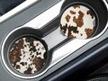 Car Coaster Cup Accessory Farmhouse Car Decor Western Coaster Set Vehicle Interior New Driver Gift Cowhide Cup Protection Car Truck Present
