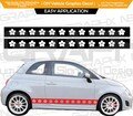 NEGraphx | Fiat 500/Abarth Cherry Blossom Side Stripes | High Quality Decals