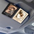 Personalized Photo Car Visor Clip, Custom Memorial Car Visor Clip, Custom Memorial Picture Gifts, Loss Of Dad Gift, Memorial Keepsake Gifts
