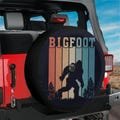 Sasquatch Stripes Spare Tire Cover With Backup Camera Hole