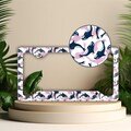 Orca Whale License Plate Frame, Ocean Themed Car Decor, Beach Car Accessories, Sea Life Vanity Tag Holder, Gift for Nature Lover, Surfer
