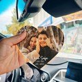 Custom LED Car Visor Clip with Photo, Personalized Car Visor Photo Plaque with LED Light, Clip for Car, Valentine Gift, Gift For Him CV22