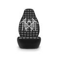 Car Seat Covers, Sleep Symbol Token Pattern, Vehicle Accessories, Emo Car Decor, Gift for Commuters, Travel-Inspired Design, Music Fans