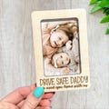 Custom Photo Car Visor Clip, Personalized Photo Car Decoration, Polaroid Photo for Car, Father's Day Gift, Drive Safe Car Visor Clip