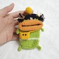 Car Key Cover, Handmade Knit Car Key Cases, Key Fob Cover Crochet Key Holder Keychain Car Key Pack