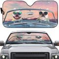 Disneyland Jack Skellington And Sally Nightmare Before Christmas Car Sunshade, Car Decor, Car Windshield, Car Accessories, Auto Sunshade