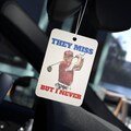 Car Air Freshener, Trump 2024 Funny Golfing Air Freshener, Political Car Freshener, Conservative Gift, GOP Election Merch, Patriotic Gifts,