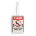 Funny Car Air Freshener, Humor Accessory, Gift for Him, Gag Gift, Warning Sign Design, Car Decor, Car Accessories