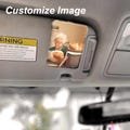 Custom Photo Acrylic Car Visor Clip,Gift for collegue,gift for firend,A gift for Dad,Boyfriend Husband Gifts,Family Portrait Sun Visor Clip