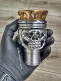 Piston skull, piston art, skull,gearshifter,jewelry,shifter,shift knob