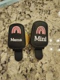 Mama and Mini sunglasses visor clips