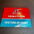 Automobile History: Big Poweready Ignition 1978 Tune-Up Chart American Parts