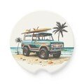 Car Coaster for Bronco Lover Beach enthusiast Bronco accessories Secret Santa Gift Ideas Cupholder Coaster beach mobile