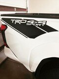Tacoma TRD 4X4 Sport Decals Truck Fit Toyota Bedside Decal Stickers Vinyl Stripes 2P